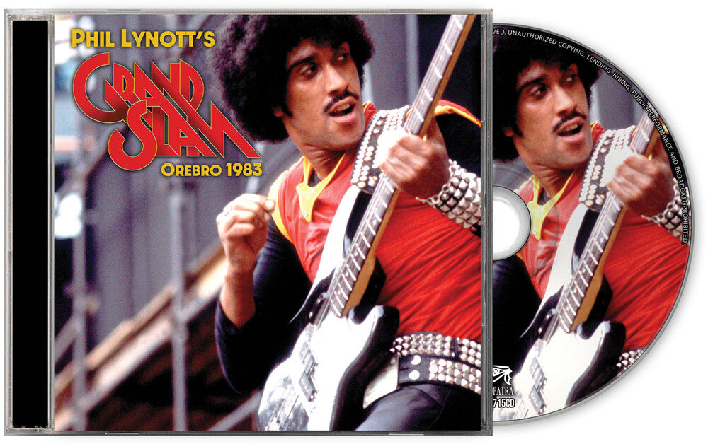 the album cover for Phil Lynott's Grand Slam - Orebro 1983