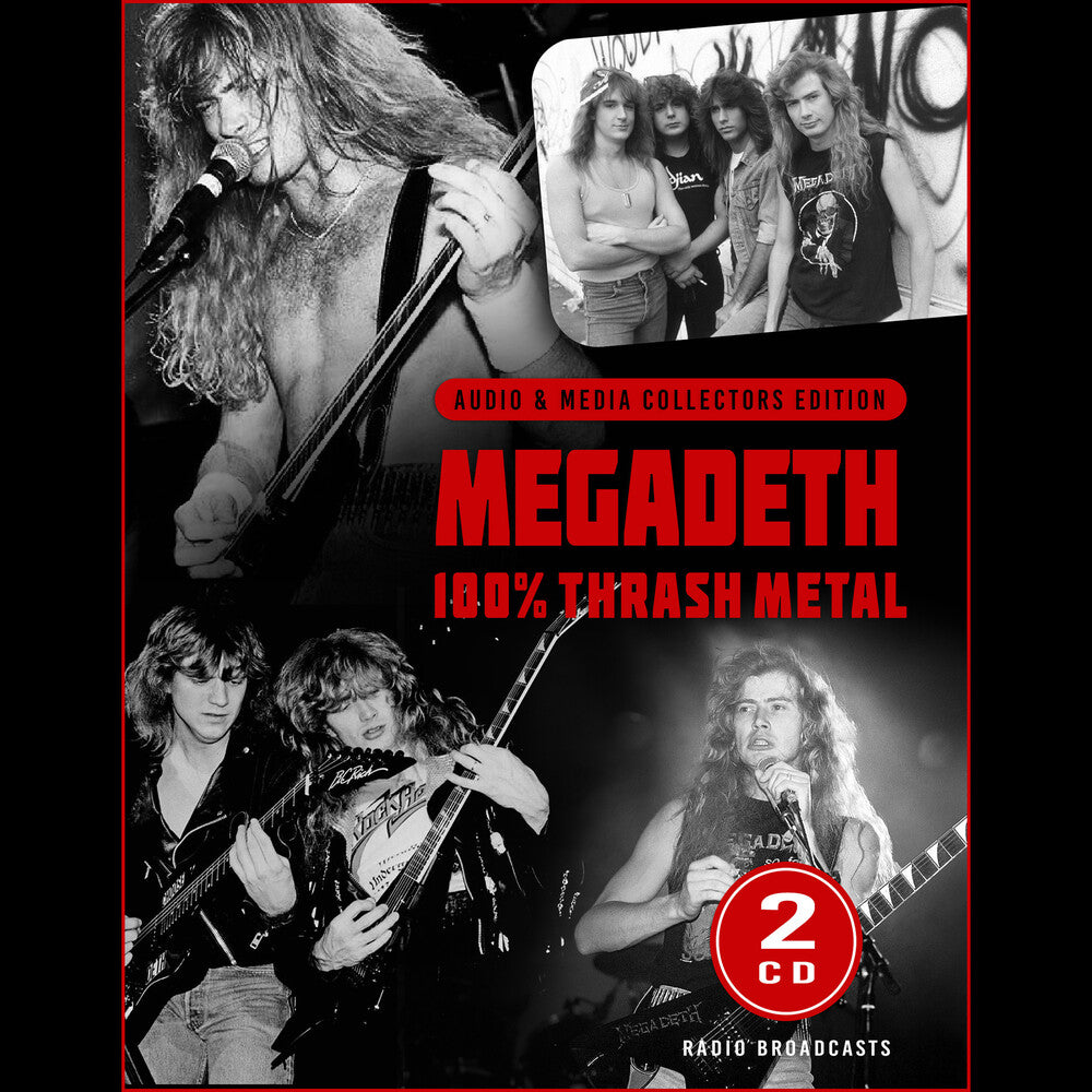the album cover for Megadeth - 100% Thrash Metal [Digipak]