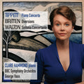 the album cover for Clare Hammond - Tippett Britten & Walton