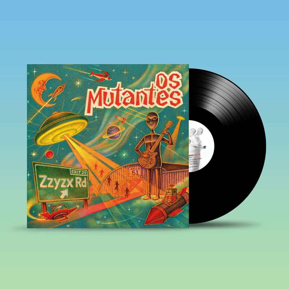 the album cover for Os Mutantes - Zzyzx - Black Vinyl Edition [Indie Exclusive] (Ofgv) [Indie Exclusive]