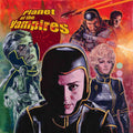 the album cover for Gino Jr. Marinuzzi - Planet of the Vampires (aura Splatter Vinyl) [OST]