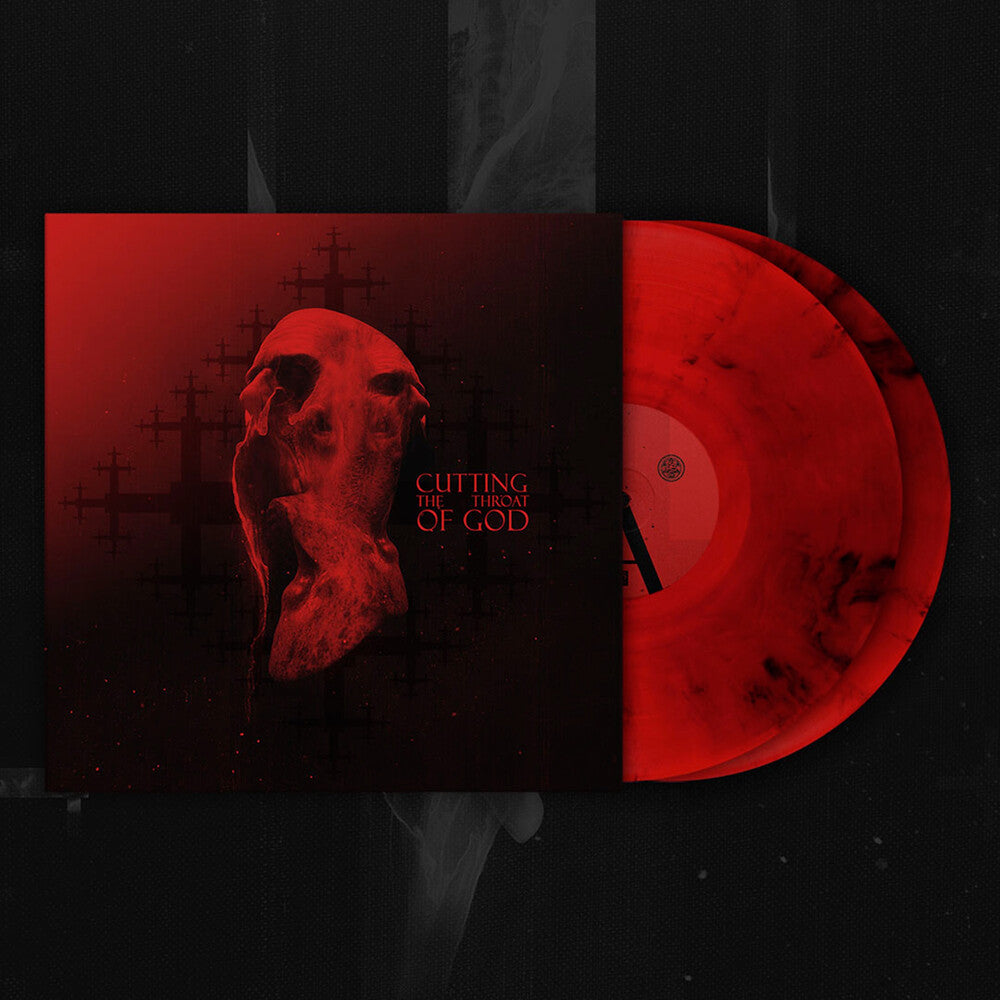 the album cover for Ulcerate - Cutting The Throat Of God (Blk) [Clear Vinyl] [180 Gram] (Red)