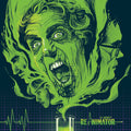 the album cover for Richard Band  (Blk) (Colv) (Gate) (Grn) (Post) - Re-Animator - O.S.T. (Blk) [Colored Vinyl] (Gate) (Grn)