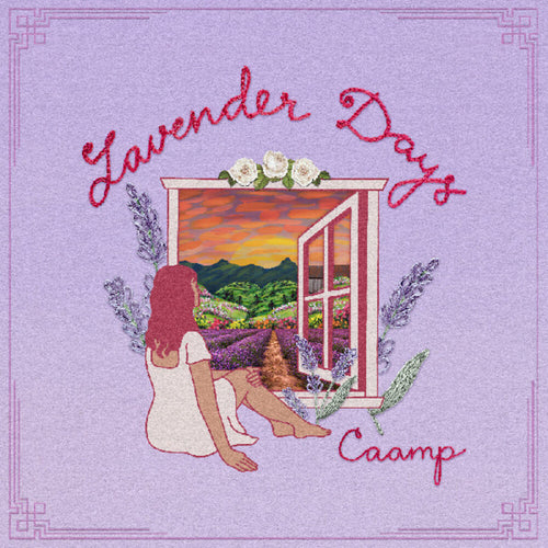 the album cover for Caamp - Lavender Days [Colored Vinyl] (Pnk)