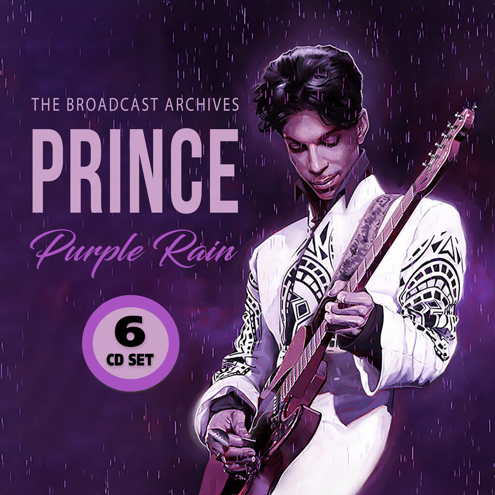 the album cover for Prince - Purple Rain / Broadcast Archives (Box)