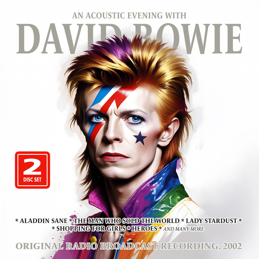 the album cover for David Bowie - Acoustic Evening With