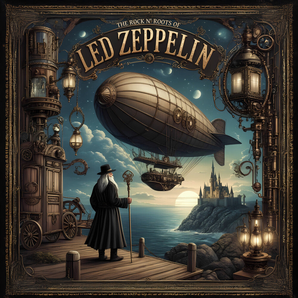 the album cover for Led Zeppelin - Rock N' Roots Of [Clear Vinyl] [Limited Edition]