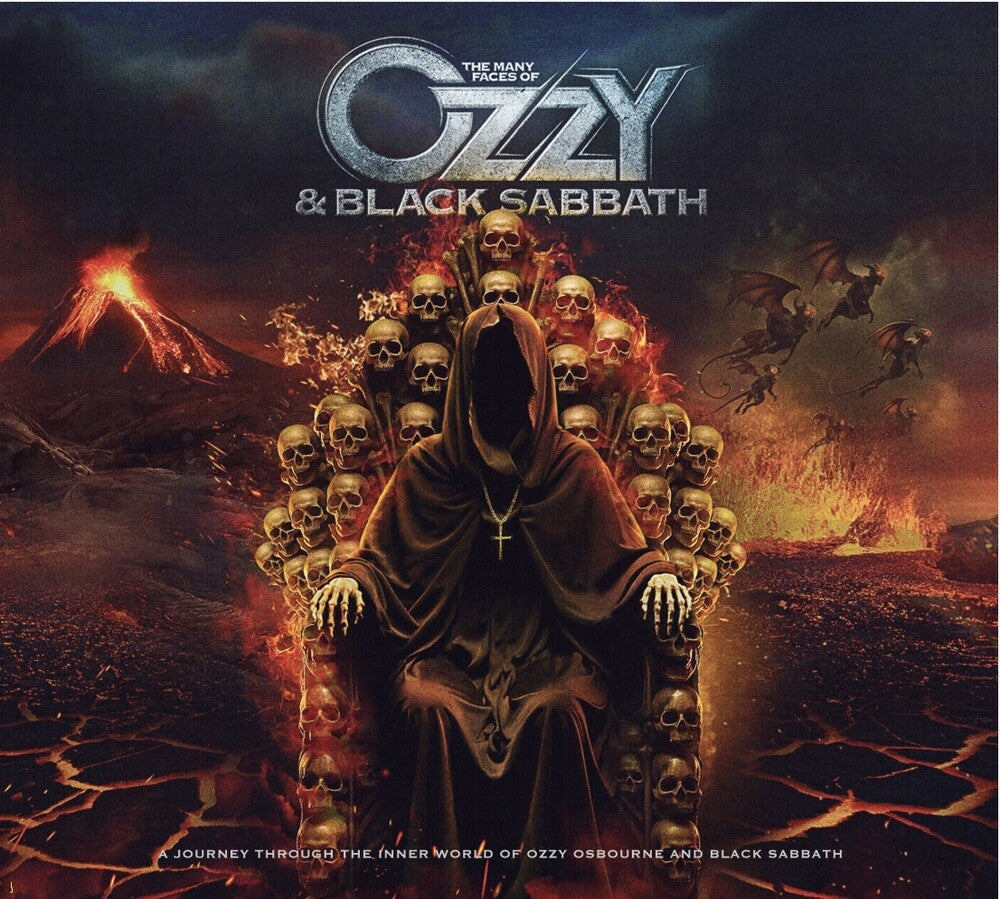 the album cover for Various Artists - The Many Faces Of Ozzy & Black Sabbath