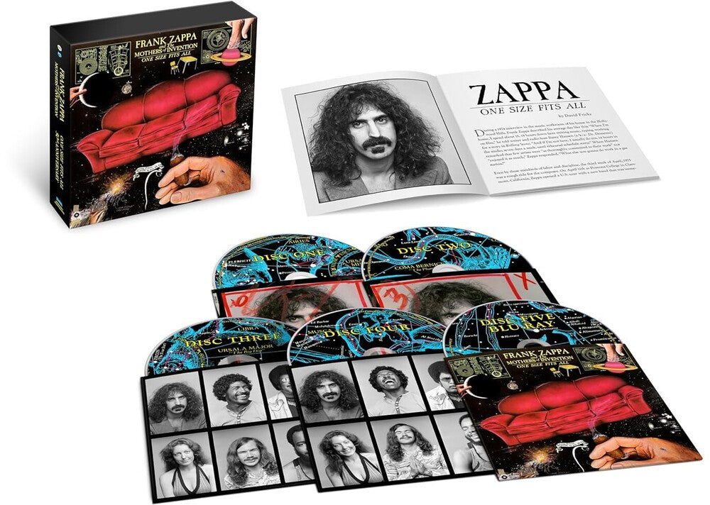 the album cover for Frank Zappa - One Size Fits All [Deluxe] [Limited Edition] (Wbr)