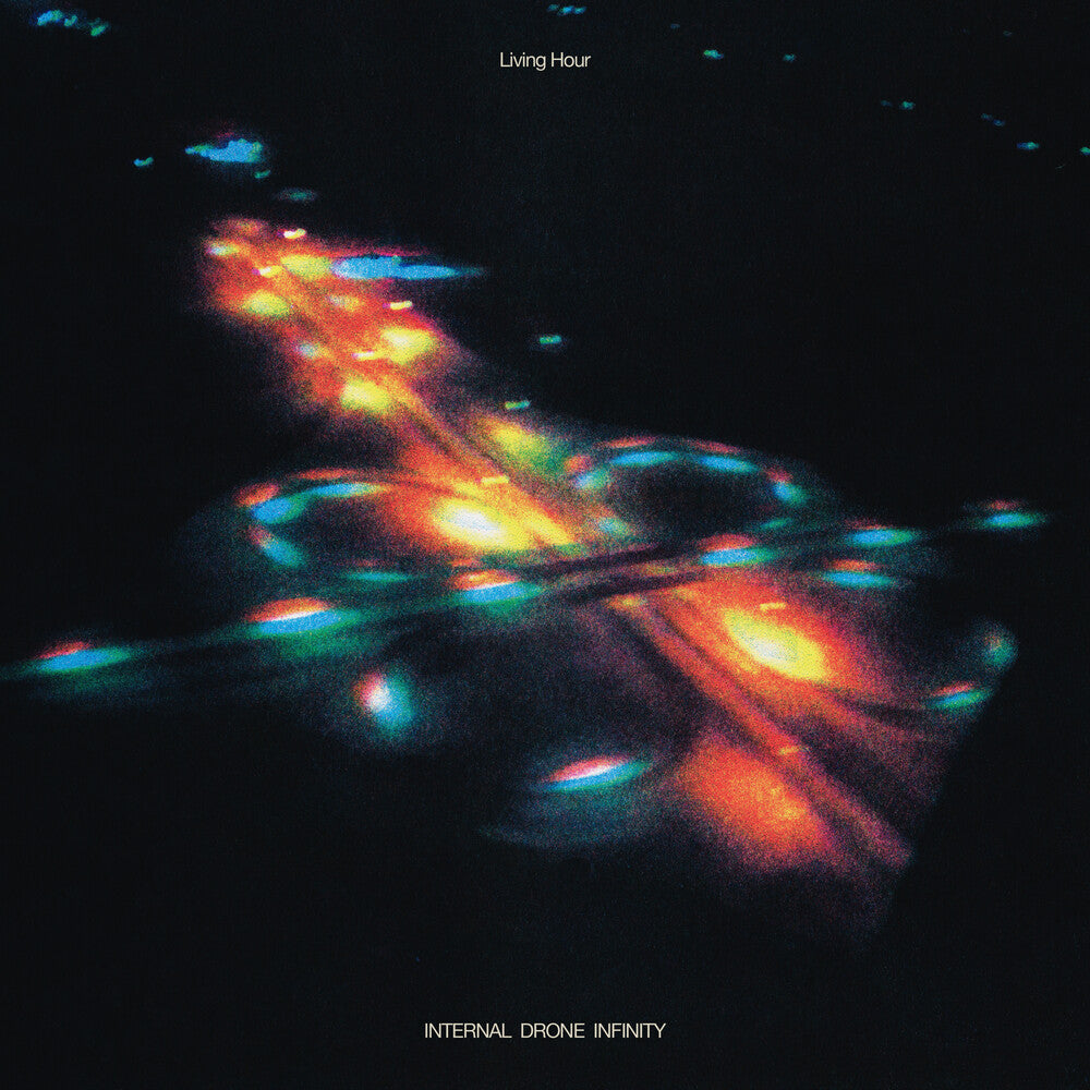 the album cover for Living Hour - Internal Drone Infinity - Orange [Colored Vinyl] (Org)