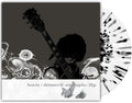 the album cover for Boris - Dronevil -Example- (20th Anniversary Reissue) [Indie Exclusive Milky Clear with Splatter LP]