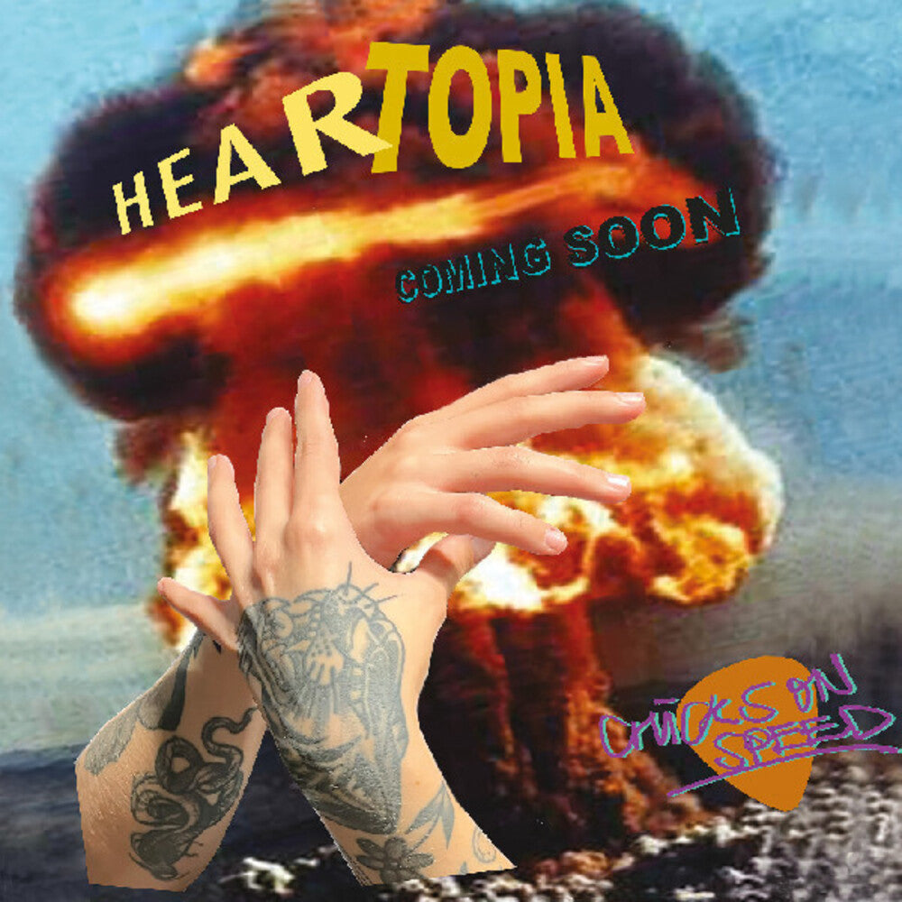 the album cover for Chicks On Speed - Heartopia (Box) [Colored Vinyl] [Deluxe] (Pnk)