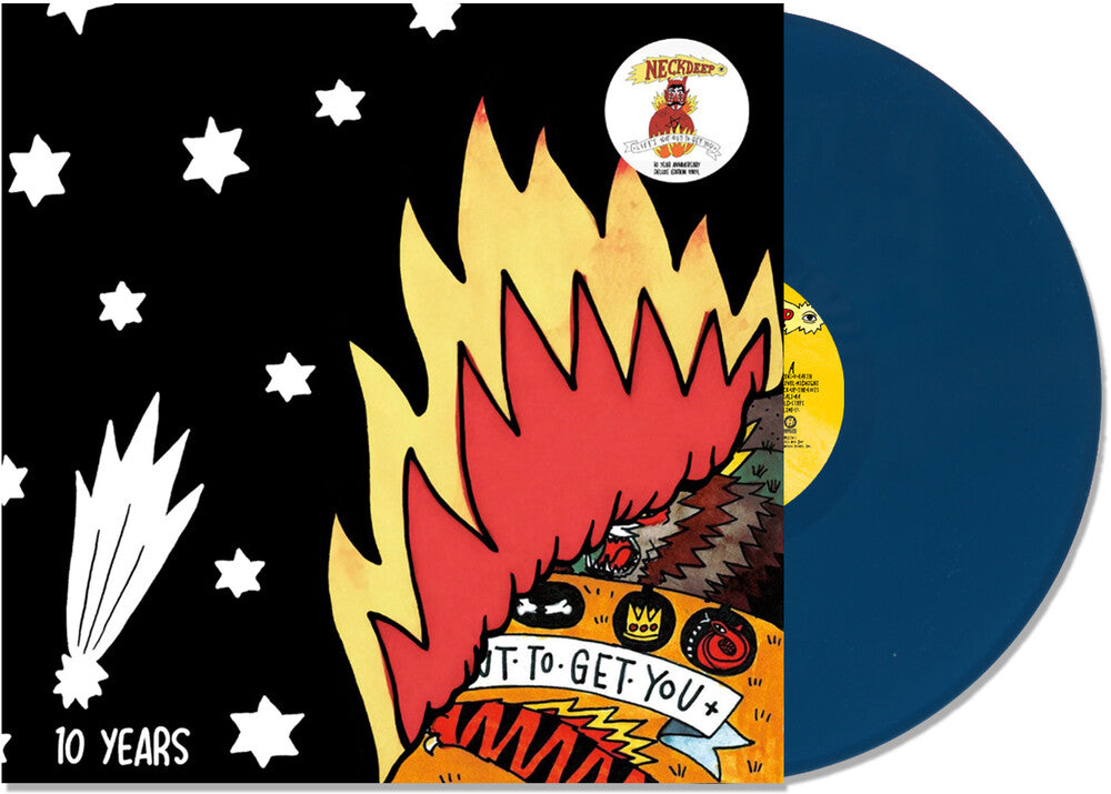 the album cover for Neck Deep - Life's Not Out To Get You (10 Year Anniversary) [Blue]