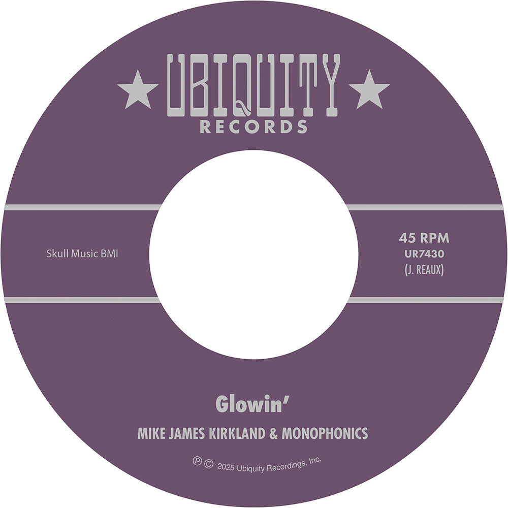 the album cover for Mike James Kirkland & Monophonics - Glowin'