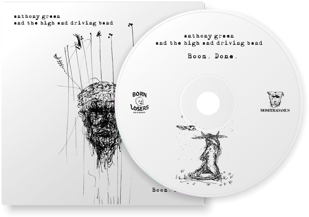 the album cover for Anthony Green - Boom. Done.