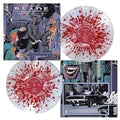 the album cover for Mark Isham - Blade (Original Soundtrack) [Blood Splatter Clear vinyl]