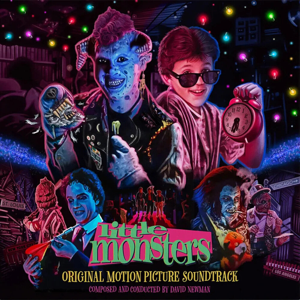 the album cover for David Newman  (Colv) (Gate) - Little Monsters - O.S.T. [Colored Vinyl] (Gate)