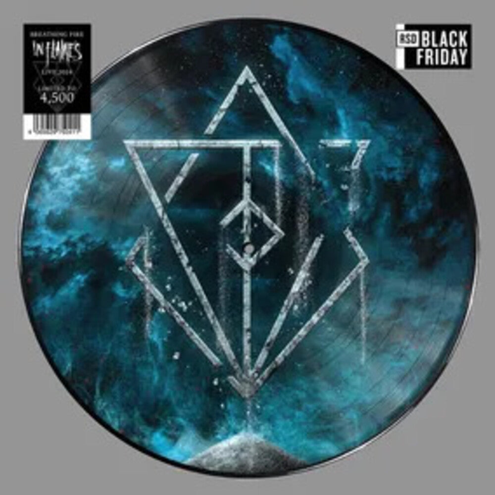 the album cover for In Flames - Breathing Fire: In Flames Live 2024 [RSD Black Friday 2025]