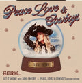 the album cover for Lainey Wilson - Peace Love & Cowboys (Holiday Edition)