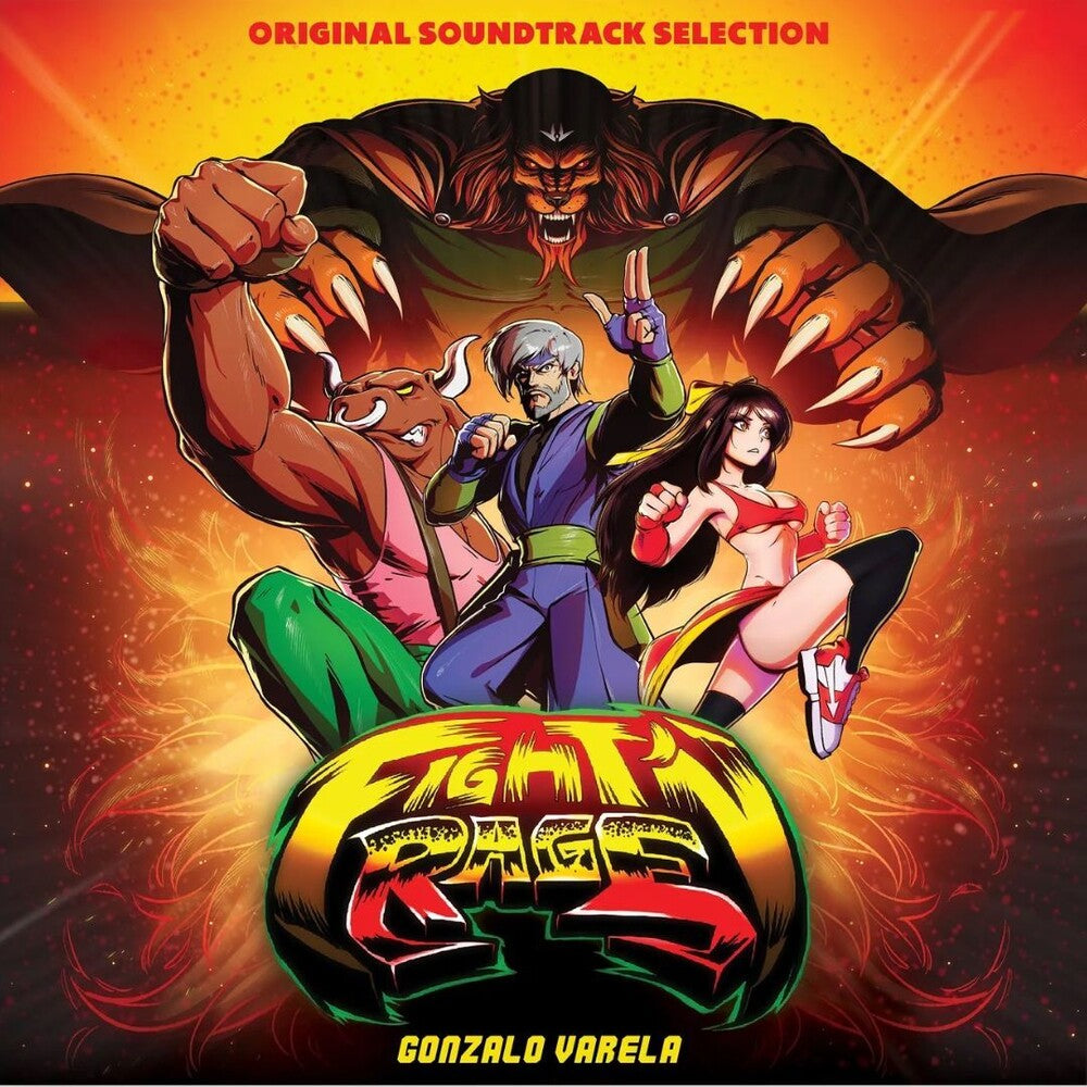 the album cover for Gonzalo Verela  (Colv) - Fight'n Rage - O.S.T. [Colored Vinyl]