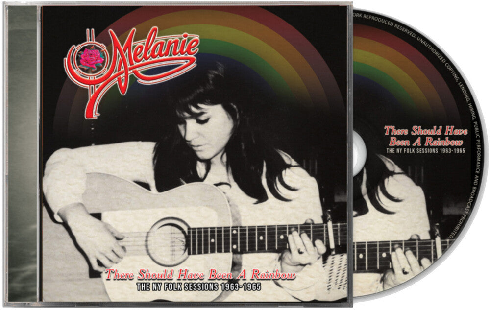 the album cover for Melanie - There Should Have Been A Rainbow - The NY Folk Sessions 1963-1965