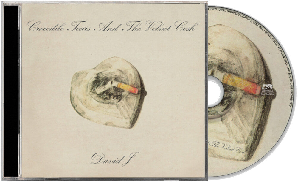 the album cover for David J - Crocodile Tears And The Velvet Cosh