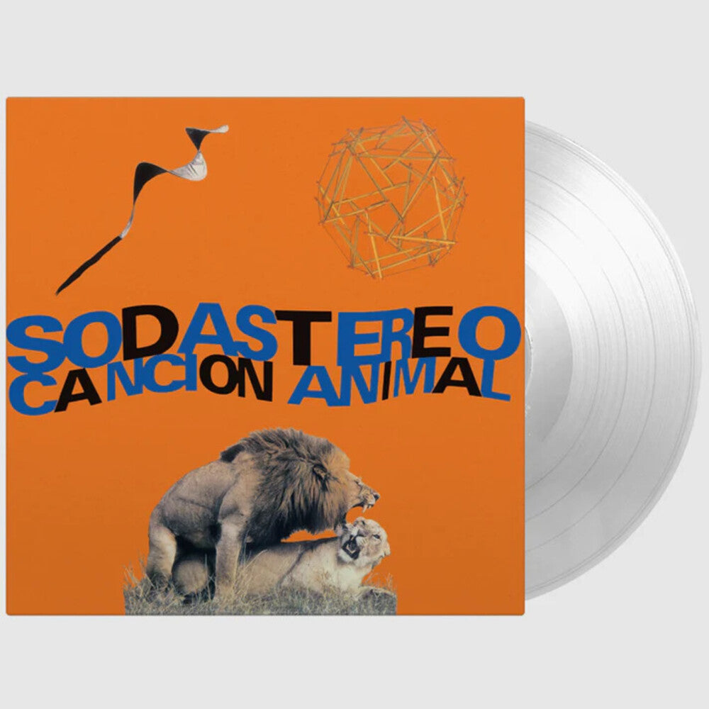 the album cover for Soda Stereo - Cancion Animal [Clear Vinyl] [Limited Edition] [180 Gram] (Hol)