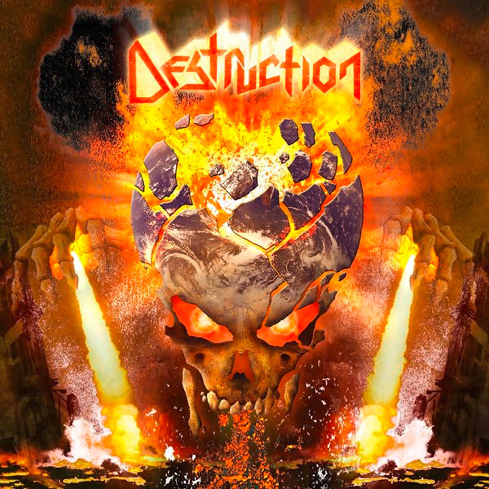 the album cover for Destruction - Antichrist [Marble]