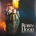 the album cover for Various Artists - Robin Hood: Prince of Thieves Ost (2lp/green W/ Gold Splatter Vinyl/45rpm) [Indie Exclusive]