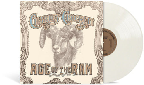the album cover for Charley Crockett - Age Of The Ram [Mesa White LP with Alternate Cover]