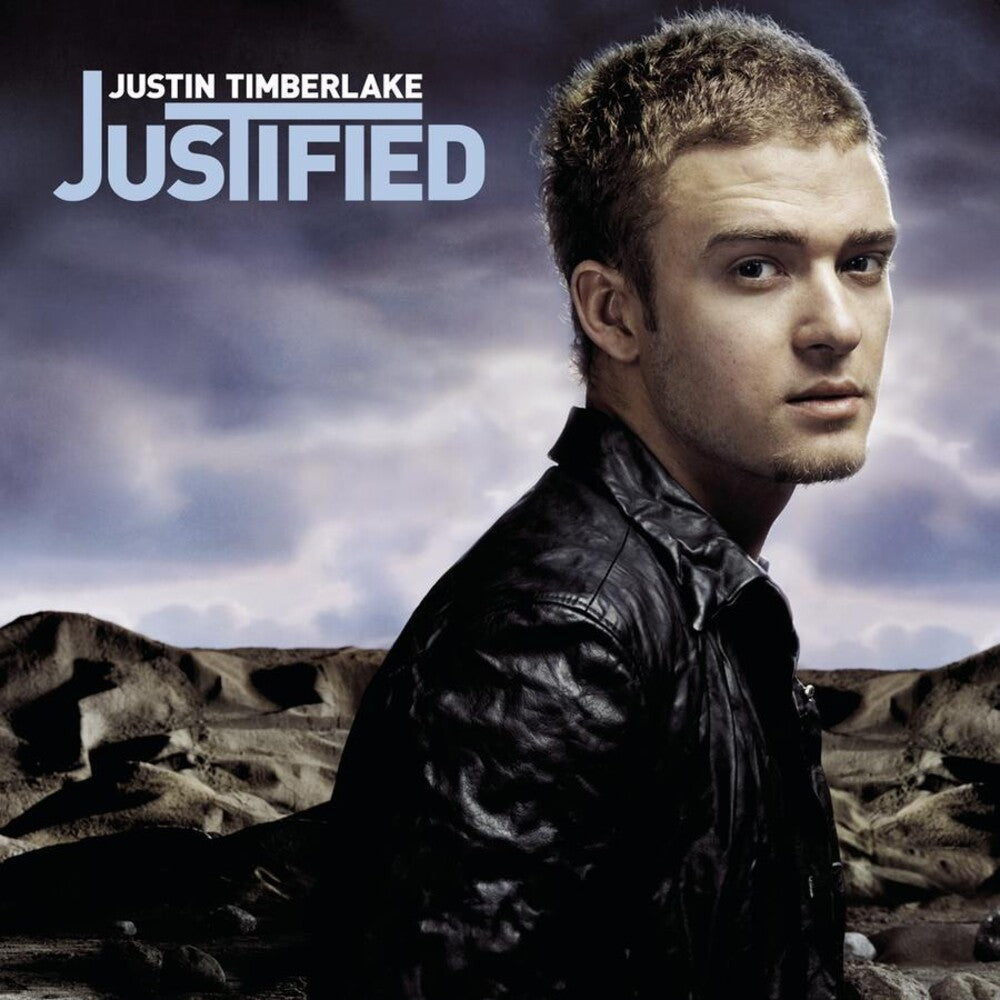 the album cover for Justin Timberlake - Justified (Blue) [Colored Vinyl] [Limited Edition]