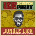 the album cover for Lee Scratch Perry Presents Jungle Lion / Various - Lee Scratch Perry Presents Jungle Lion / Various