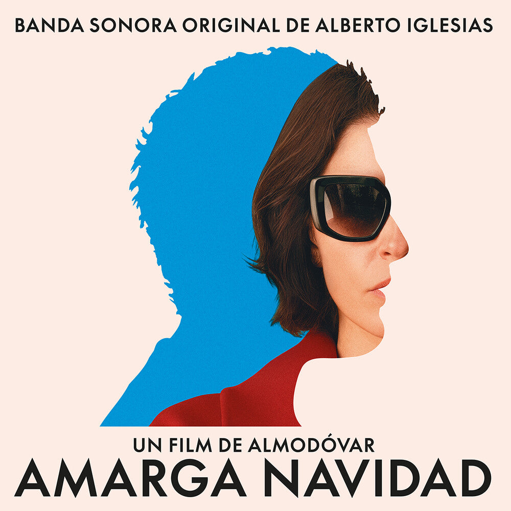 the album cover for Iglesias, Alberto - Amarga Navidad (Original Soundtrack) - Blue Colored Vinyl