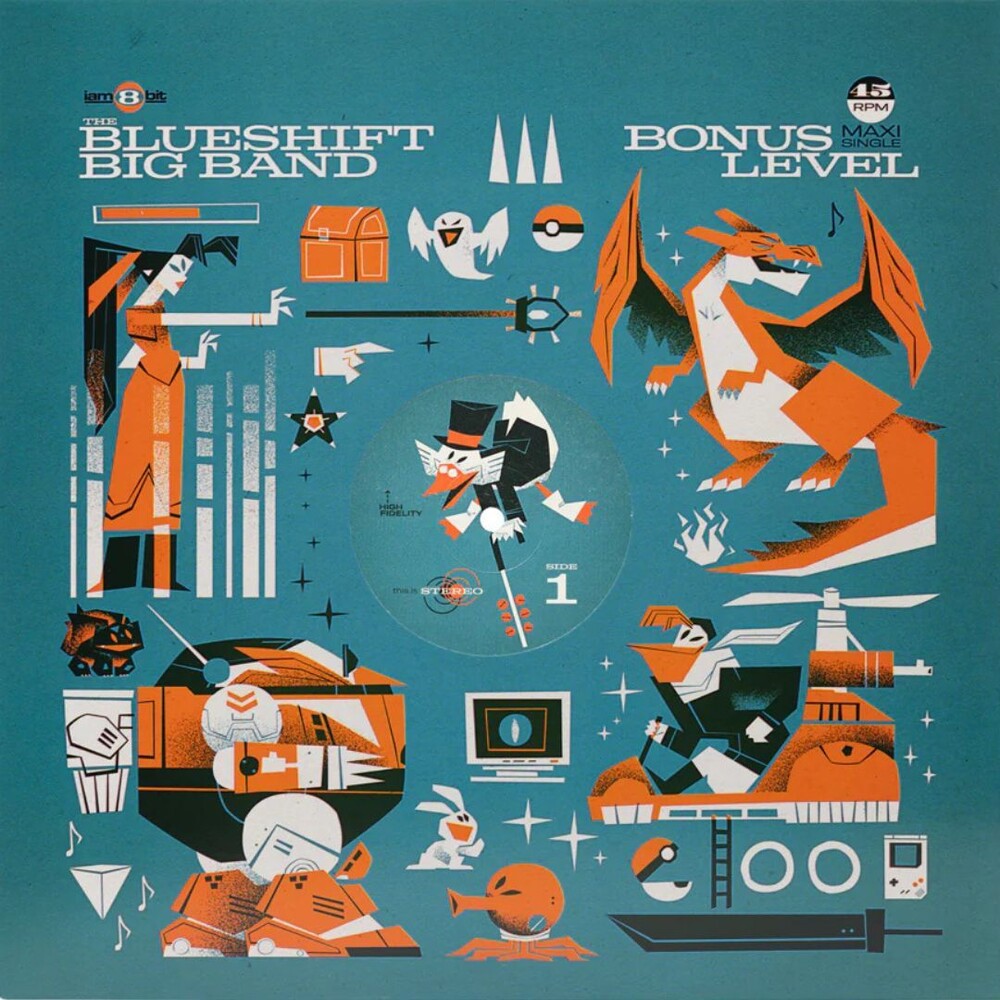the album cover for Joystick Jazz: The Blueshift Big Band - O.S.T. - Joystick Jazz: The Blueshift Big Band - O.S.T.