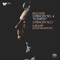the album cover for Herbert Karajan  Von - Bruckner: Syms 4 & 7 (Remastered - Hybrid Sacd)