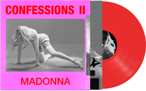 the album cover for Madonna - CONFESSIONS II [Translucent Red]
