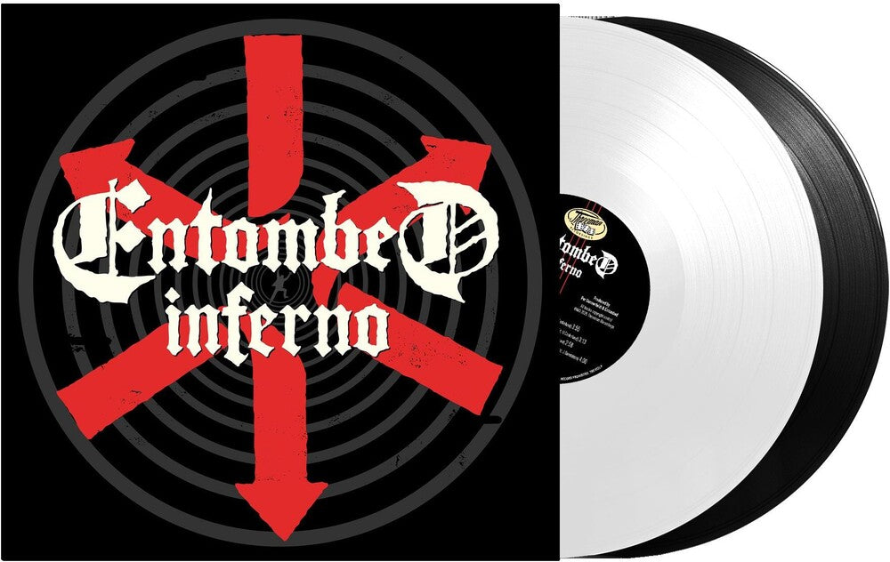 the album cover for Entombed - Inferno - Black/White (Blk) [Colored Vinyl] [Limited Edition] (Wht)