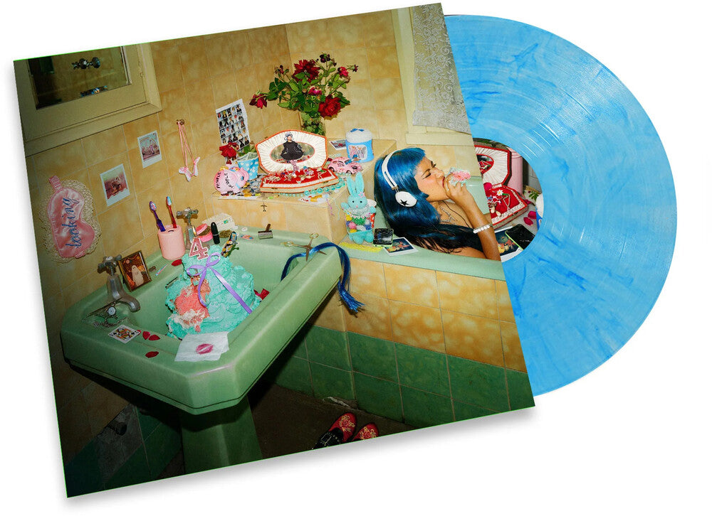 the album cover for Ecca Vandal - LOOKING FOR PEOPLE TO UNFOLLOW [Indie Exclusive Bathroom Blue]