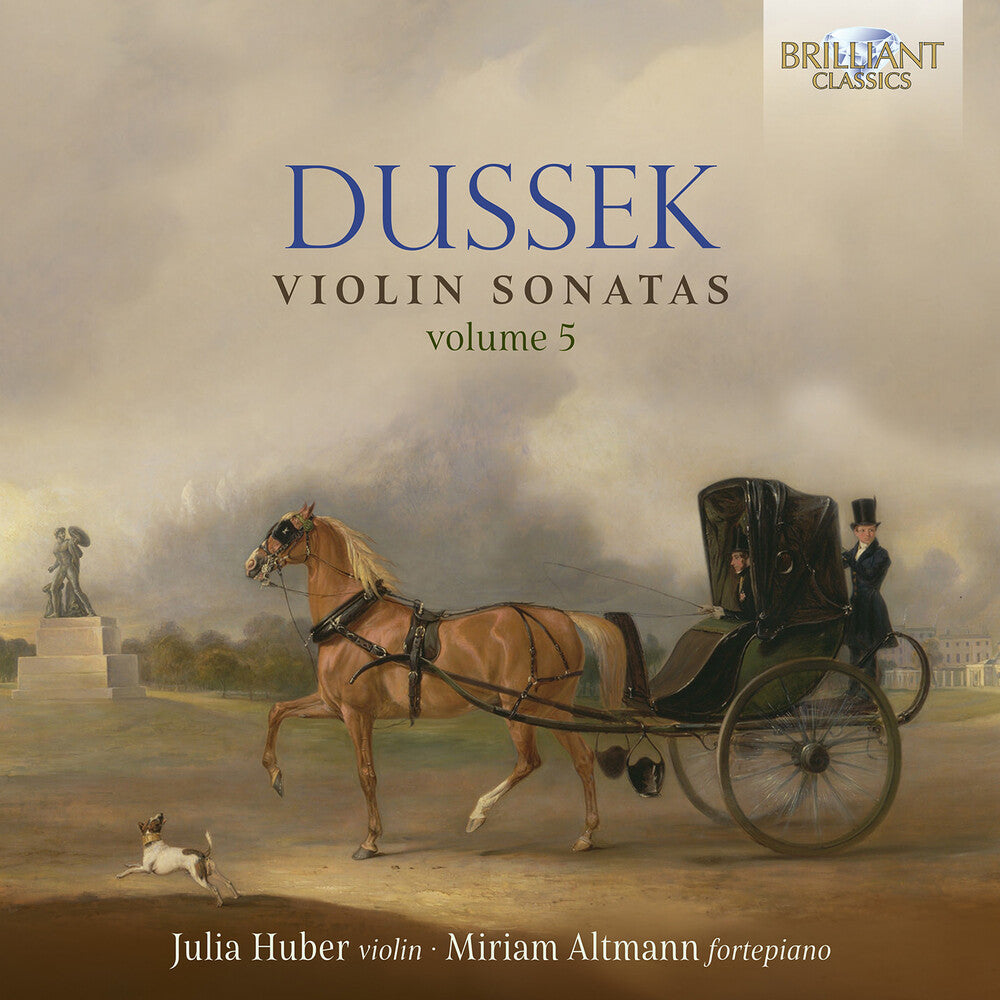 the album cover for Miriam Altmann - Dussek: Vn Sons Vol. 5