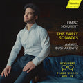 the album cover for Ammiel Bushakevitz - Schubert: Pno Works Vol. 4 - Early Sonatas