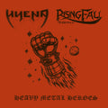 the album cover for Hyena - Heavy Metal Heroes