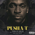 the album cover for Pusha T - Fear of God II: Let Us Prey