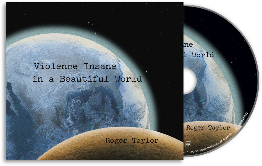 the album cover for Roger Taylor - Violence Insane in a Beautiful World