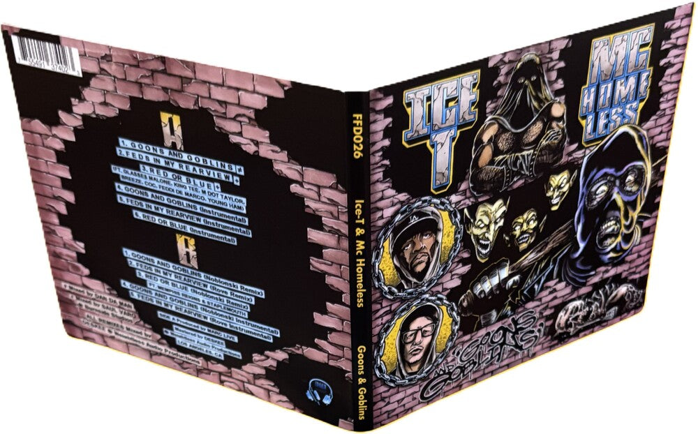 the album cover for Mc Homeless / Ice-T - Goons & Goblins (Bonus Track) [Digipak]