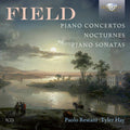 the album cover for Tyler Hay - Field: Pno Concertos Nocturnes Pno Sonata