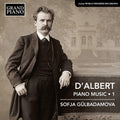 the album cover for Sofja Gülbadamova - D'albert: Pno Music Vol. 1