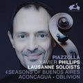 the album cover for Xavier Phillips - Piazzolla: 4 Seasons Of Buenos Aires