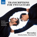 the album cover for Bluvenduo - Transcriptions For 2 Guitars
