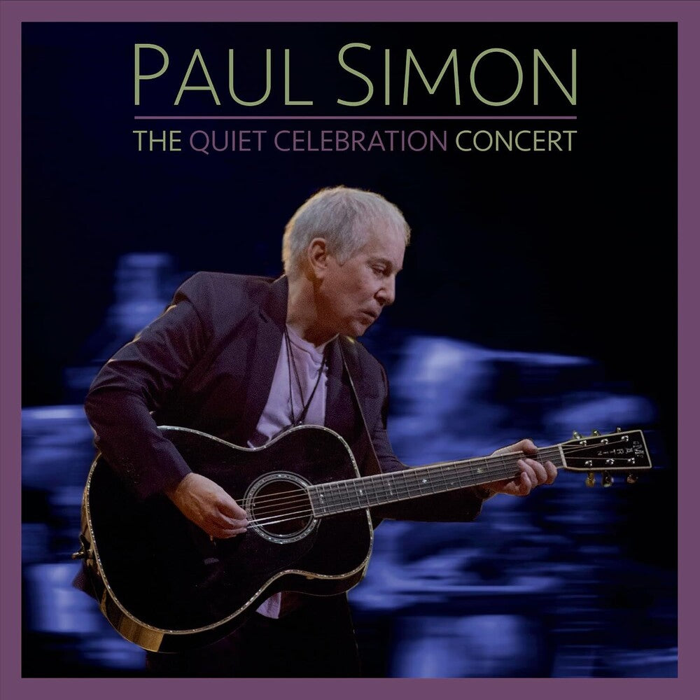 the album cover for Paul Simon - The Quiet Celebration Concert