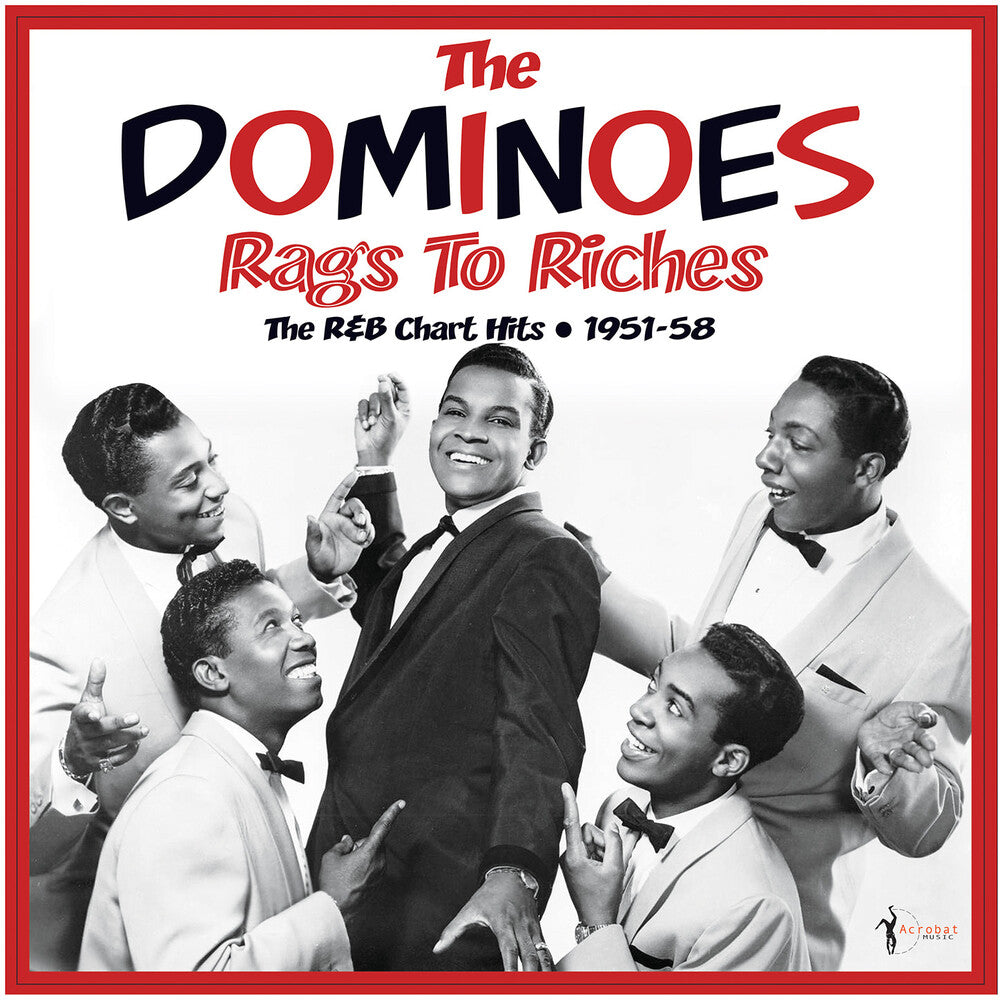 the album cover for Billy Ward  & The Dominoes - Rags To Riches: The R&B Chart Hits 1951-58